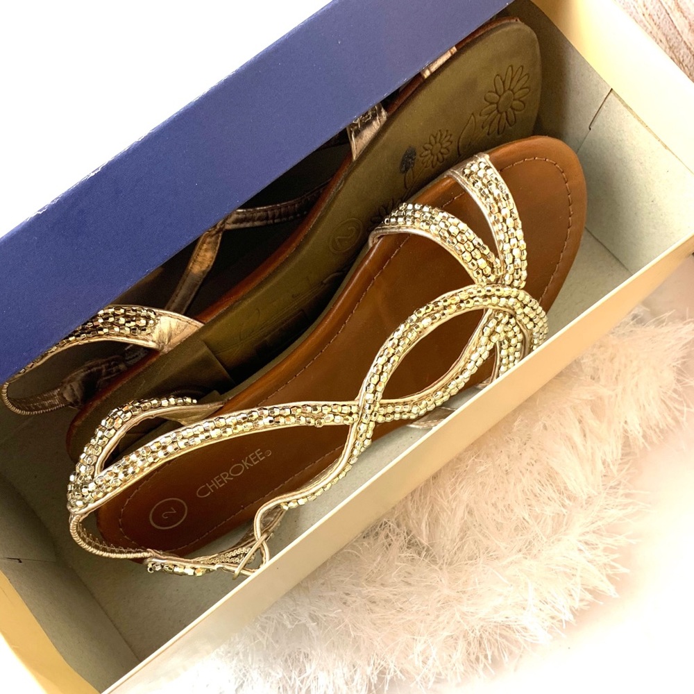 rhinestone baby sandals🌻🌼